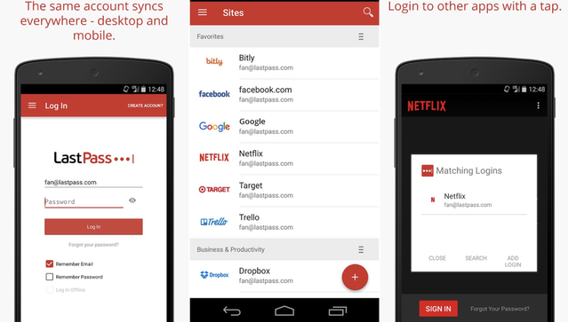 lastpass app
